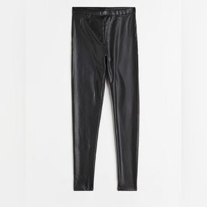 NWOT H&M Kid's Black Shimmer Girl's Leggings US 7